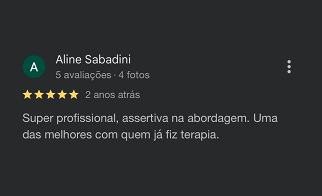 Depoimento Google Sabrina 10