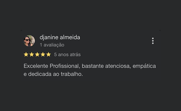 Depoimento Google Sabrina 16